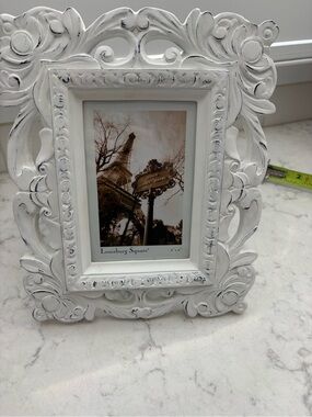 White Ornate Decorative Photo Frame - Home Accents